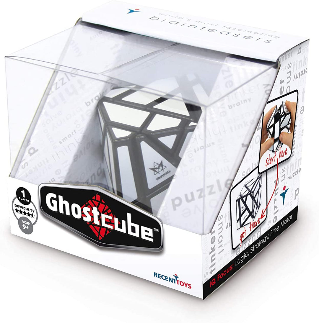 Meffert's M5045 Ghost Cube Aktuelle Spielzeuge Denksportaufgaben Puzzle, Weiß