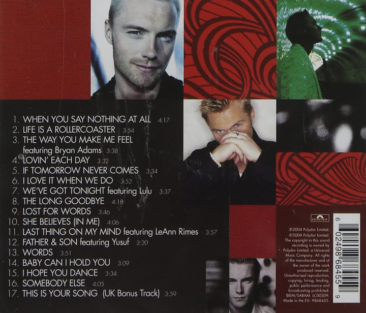 Ronan Keating – 10 Jahre Hits [Audio-CD]