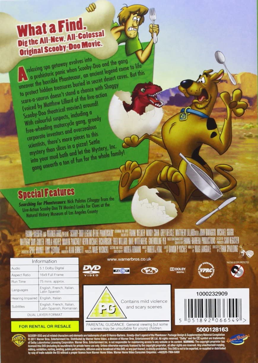 Scooby-Doo: Legend Of The Phantosaur [2011] – Mystery [DVD]