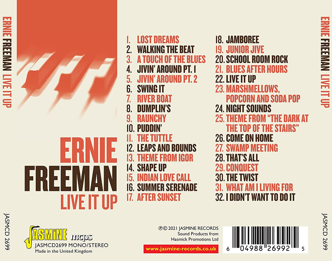 Ernie Freeman – Lebe es aus! Abenteuer beim Arrangieren mit dem Los Angeles Keyboard King [Audio-CD]