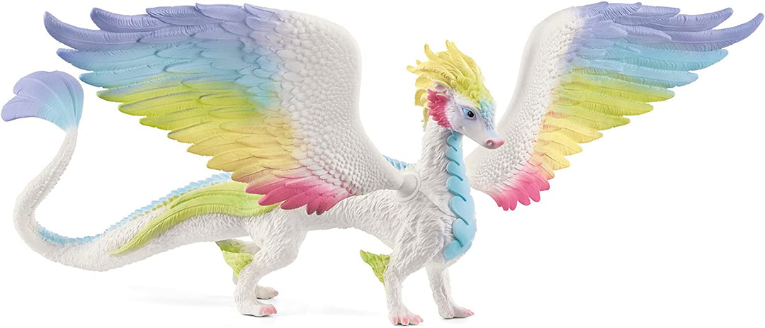 SCHLEICH 70728 bayala Regenbogendrache Figur, Mehrfarbig