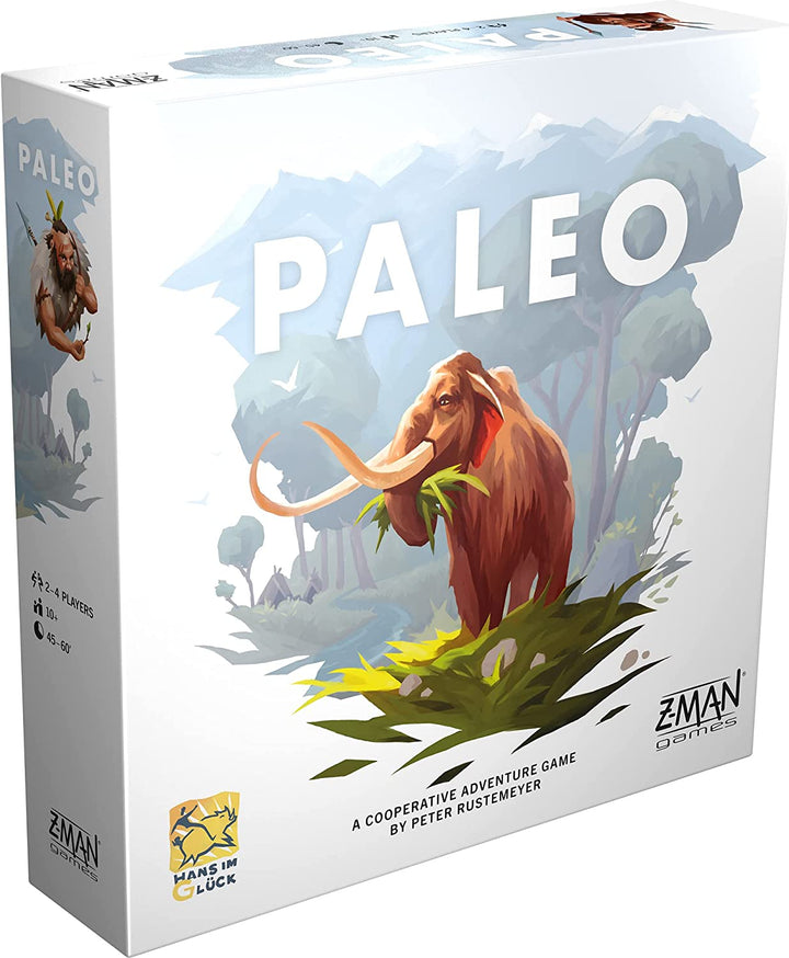 Z-Man-Spiele | Paläo | Brettspiel | Ab 10 Jahren | 1-4 Spieler | 45–60 Minuten Spielzeit