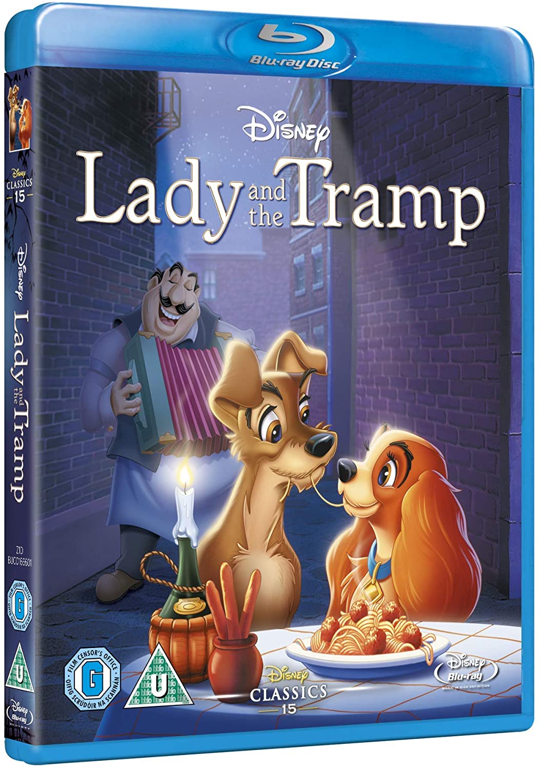 Lady and the Tramp [Region Free] – Musical/Familie [Blu-ray]