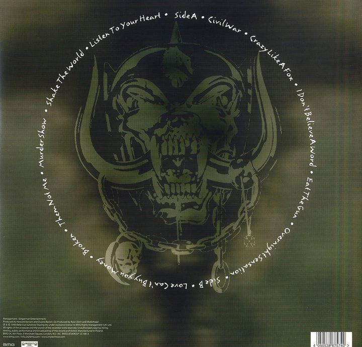 Motörhead – Overnight Sensation (Green Smoke Splatter Vinyl) [VINYL]