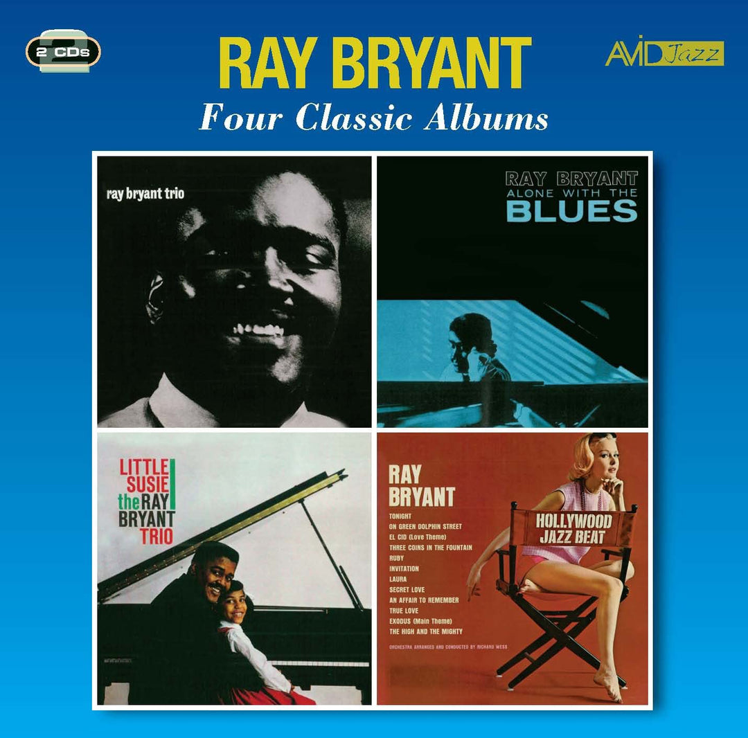 Ray Bryant – Vier klassische Alben (Ray Bryant Trio 1956 / Alone With The Blues / Little Susie / Hollywood Jazz Beat) [Audio-CD]