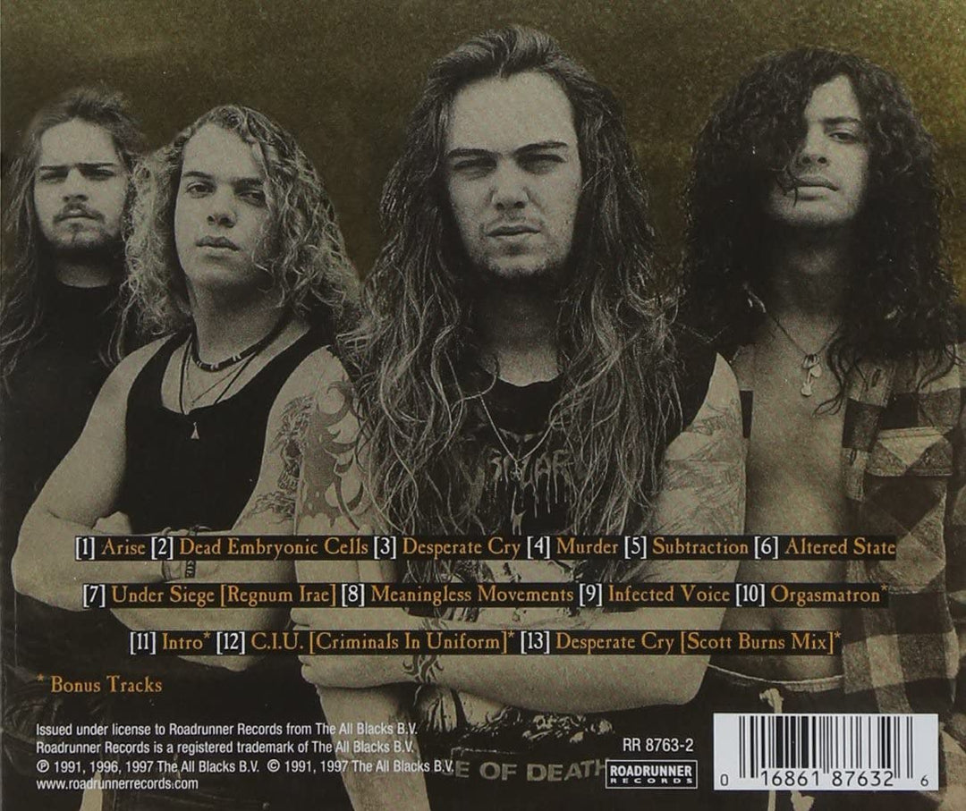 Sepultura – Arise [Audio-CD]