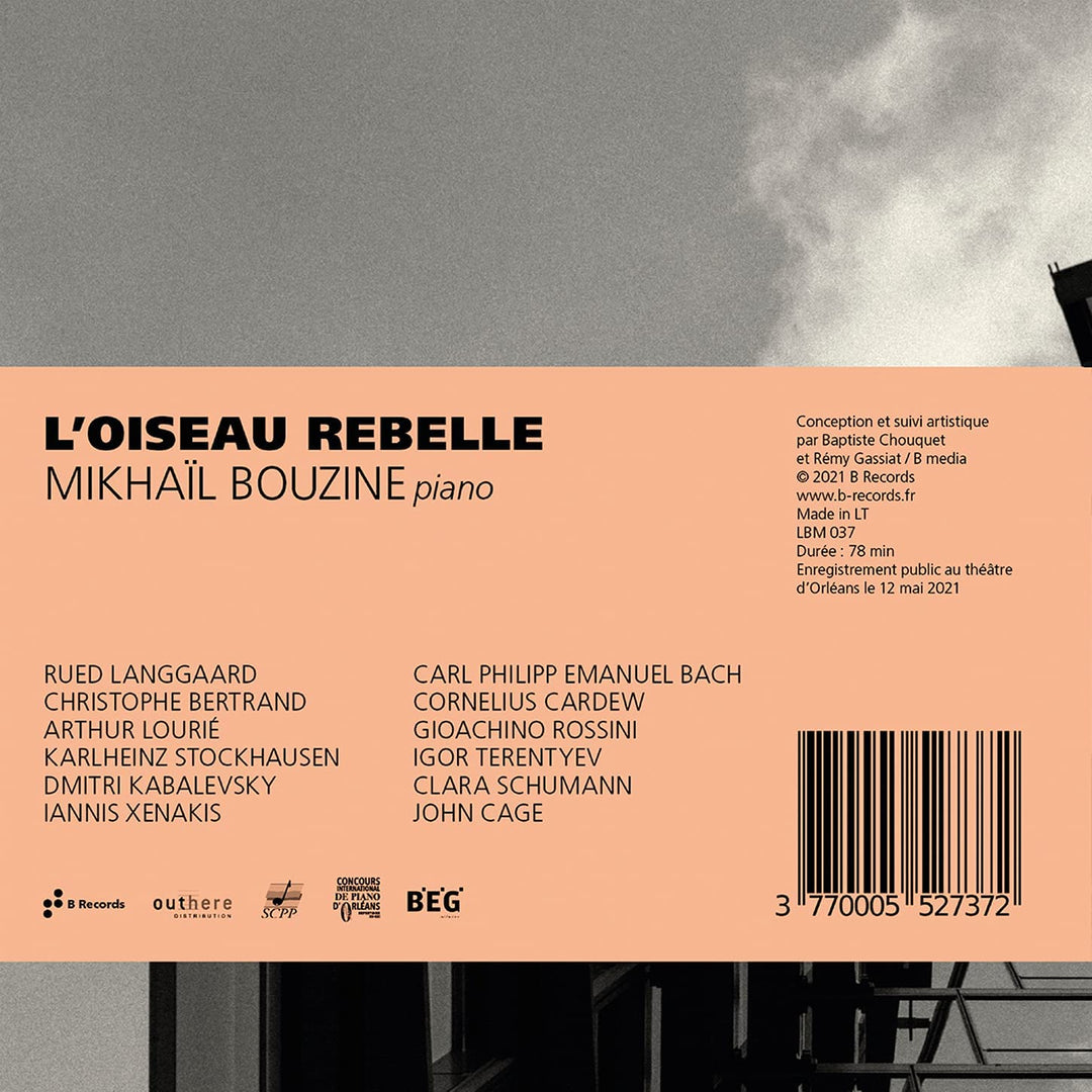 L'oiseau Rebelle [Audio CD]