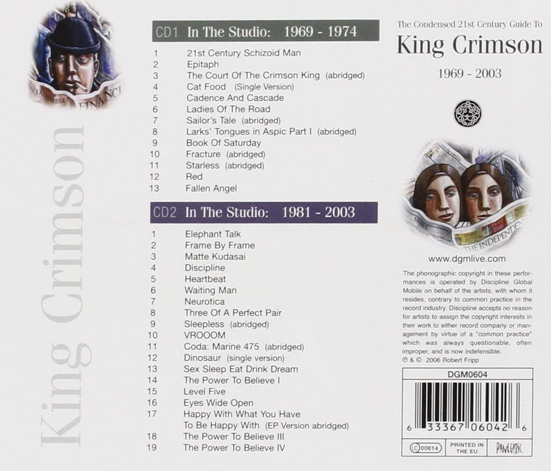 King Crimson – Kurzer Leitfaden für das 21. Jahrhundert zu King Crimson (1969–2003) [Audio-CD]