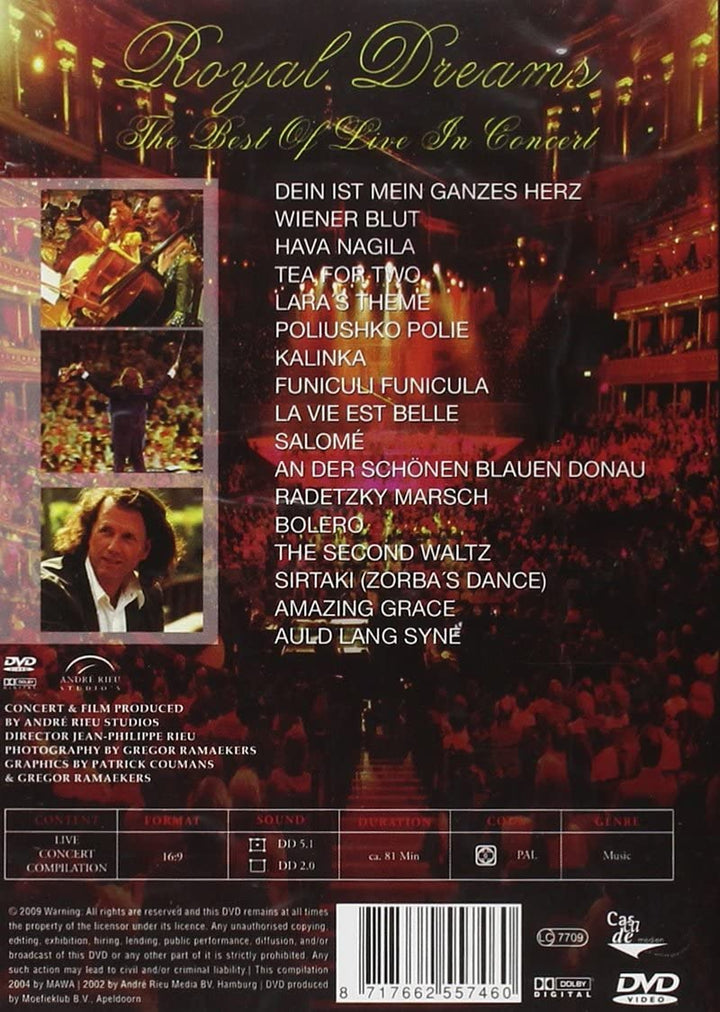 Andre Rieu – Royal Dreams – Best of Live in Concert [DVD]