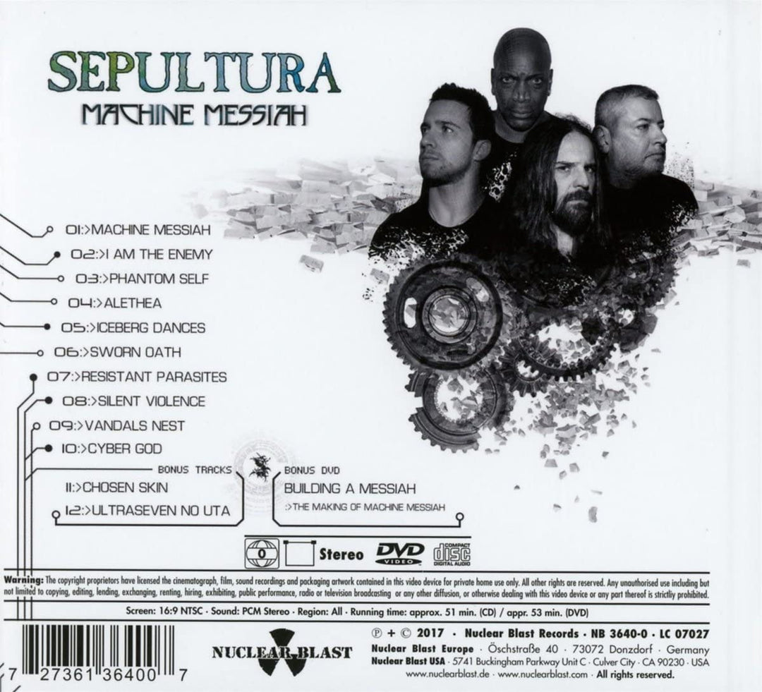 Sepultura – Machine Messiah [Audio-CD]