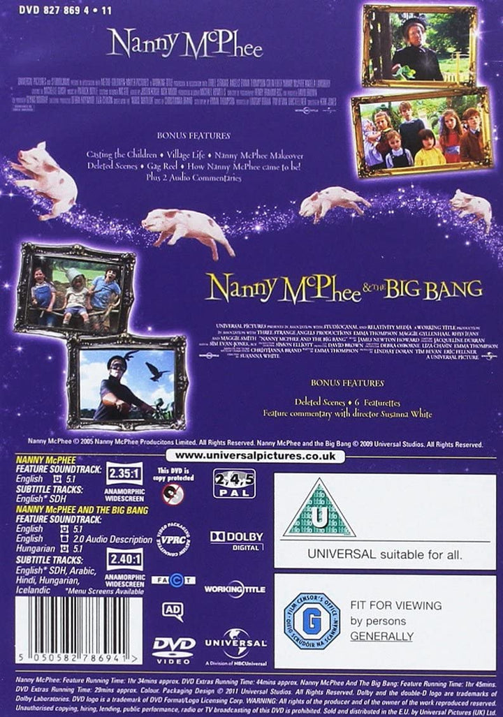 Nanny McPhee / Nanny McPhee &amp; The Big Bang [2005] [DVD]