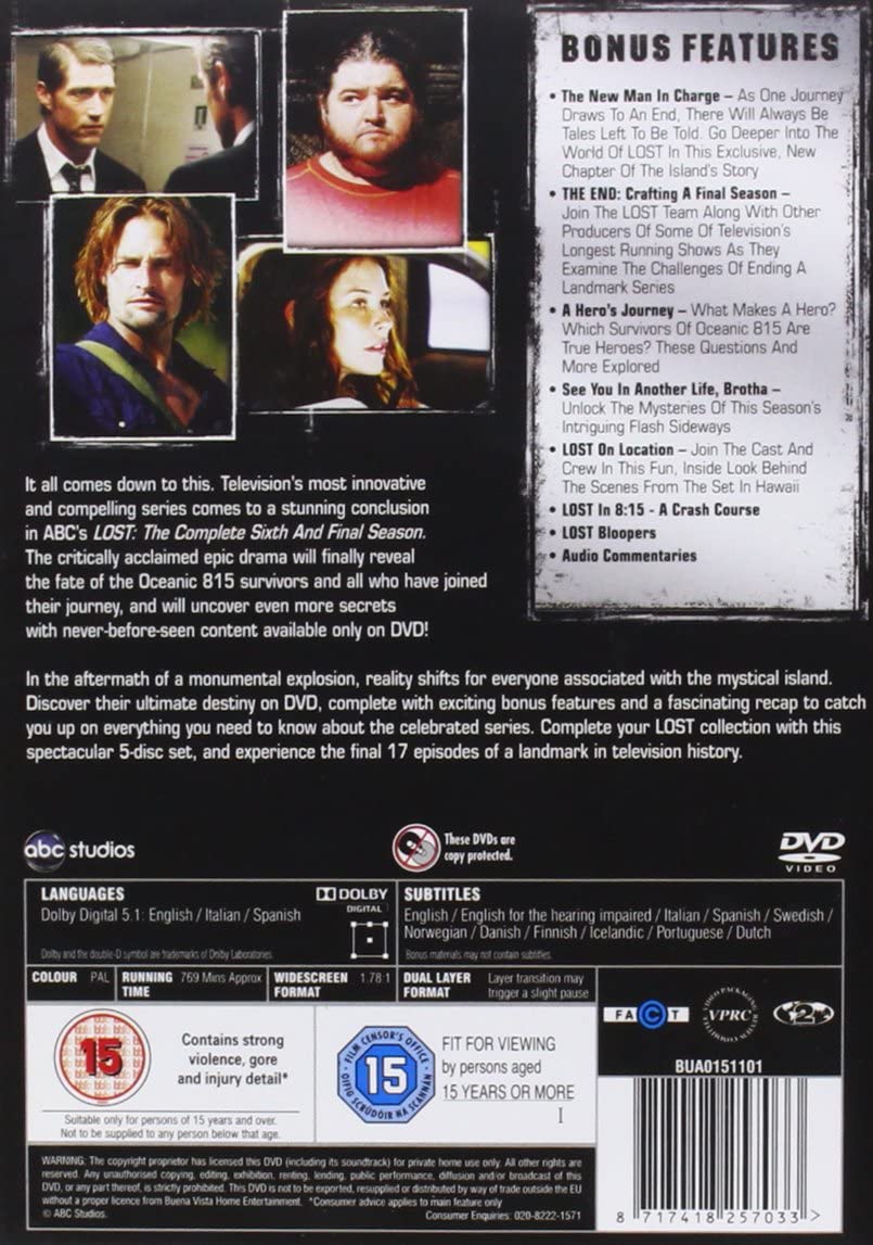 Mystery – Lost – Staffel 6 [DVD]