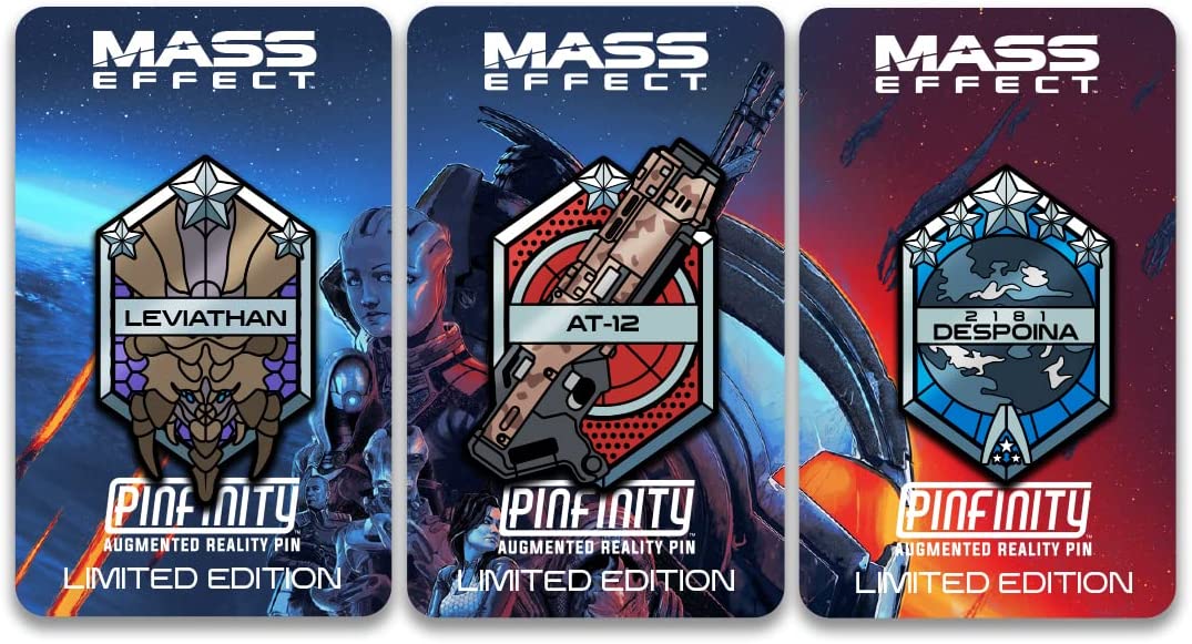 Pinfinity 630128121488 Limited Edition Mass Effect Leviathan AR 3 PIN Set