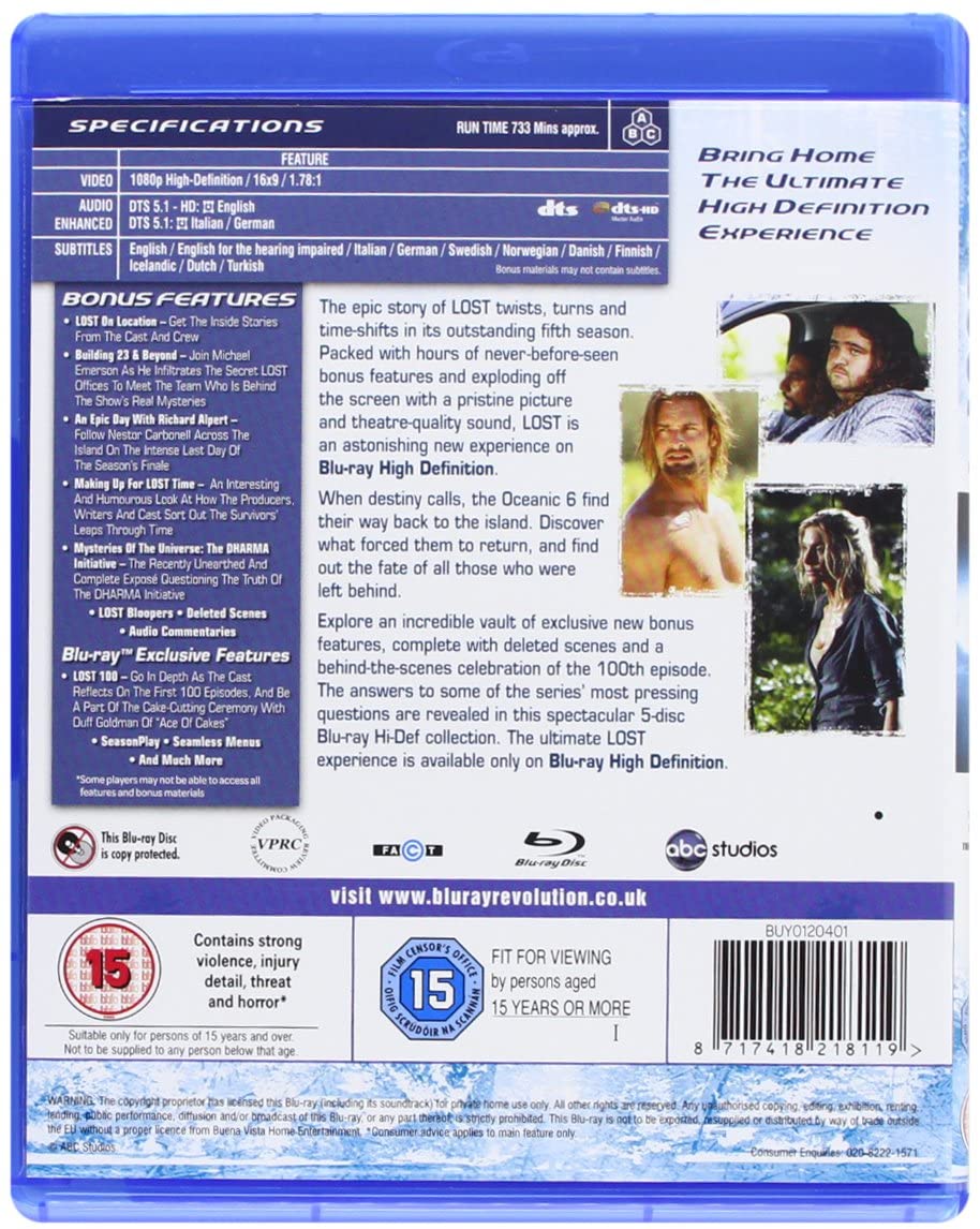 Lost – Die komplette Staffel 1–6 – Mystery [Blu-ray]