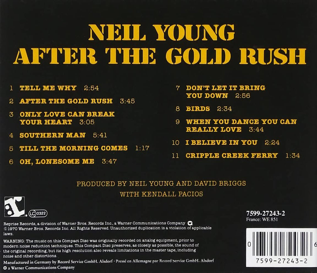 Neil Young - After The Gold Rush [Audio CD]