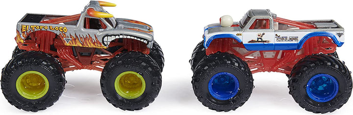 Offizielle Monster Jam Druckguss-Monstertrucks mit Farbwechsel, Maßstab 1:64 (Stile variieren)