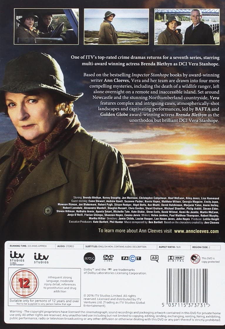 Vera – Serie 7 [2017] – Drama [DVD]