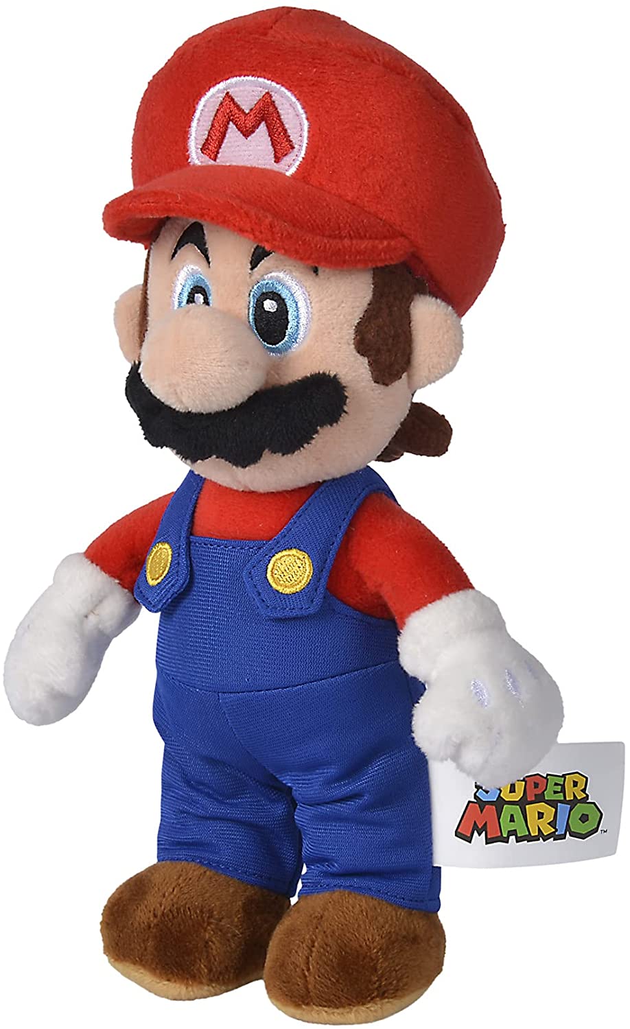 Simba Toys Mario Plüschtier, geeignet ab den ersten Lebensmonaten, 20 cm