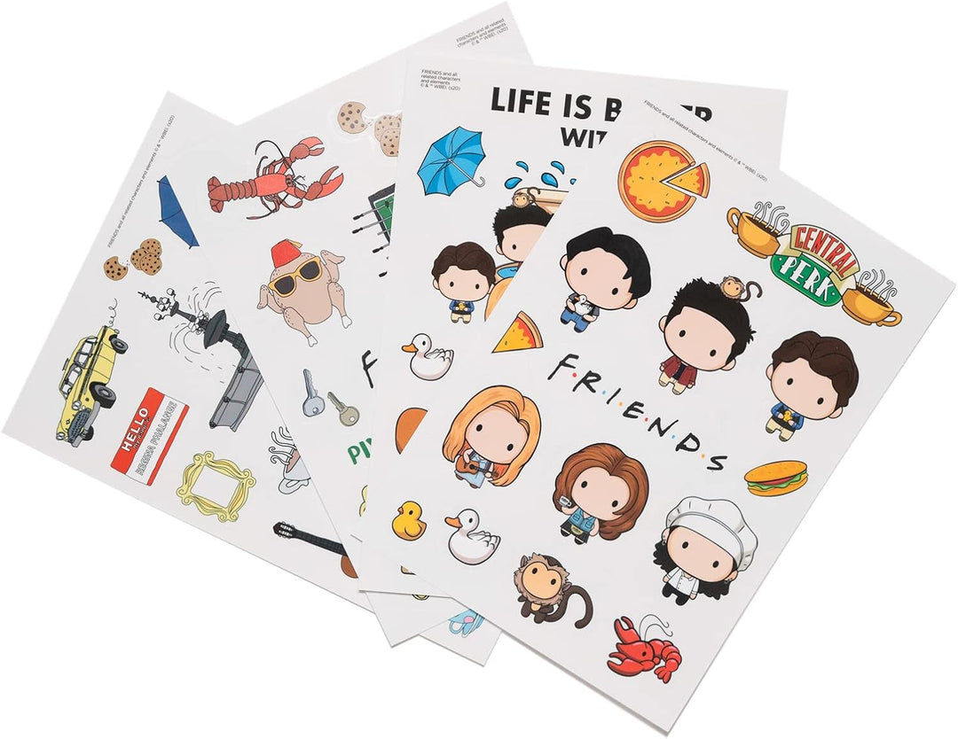 Grupo Erik Friends Stickers Gadget Decals - Waterproof and Reusable Stickers