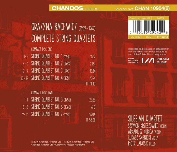 Bacewicz: Complete String Quartets