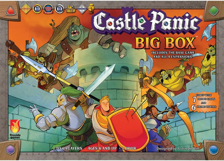 Fireside Games Castle Panic Big Box Board Game (FSD1021)