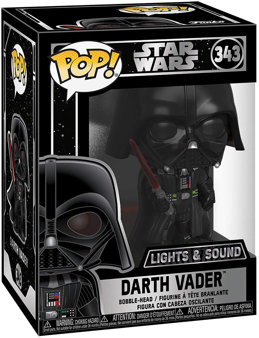 Star Wars Darth Vader Luces y Sonidos Funko 35519 Pop! Vinilo n. ° 343