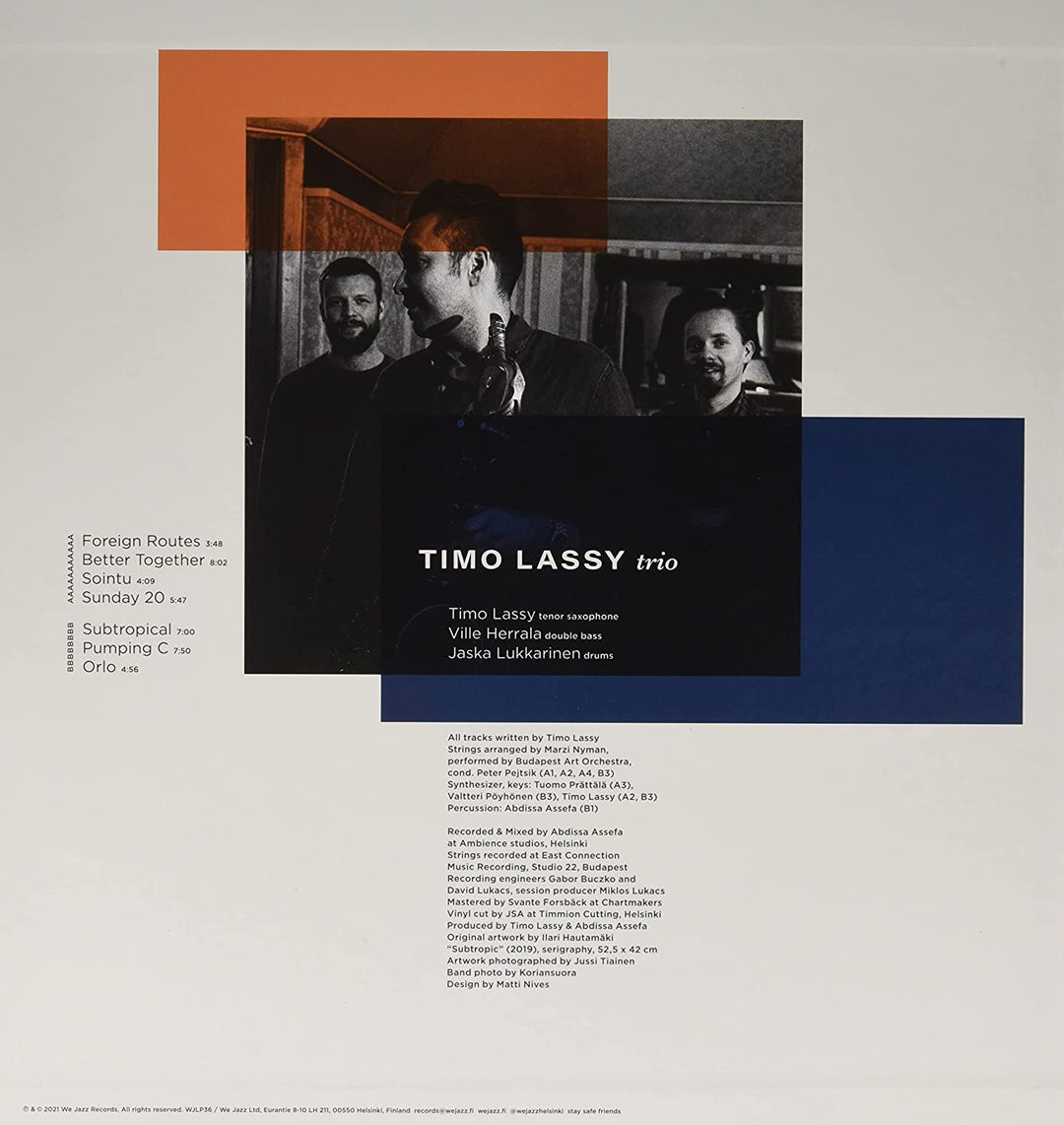 Timo Lassy - Trio [VINYL]
