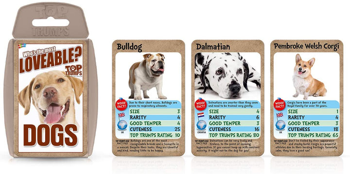 Dogs Top Trumps Kartenspiel