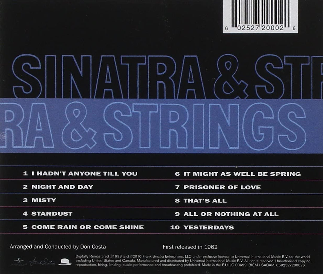 Frank Sinatra - Sinatra &amp; Strings [Audio CD]