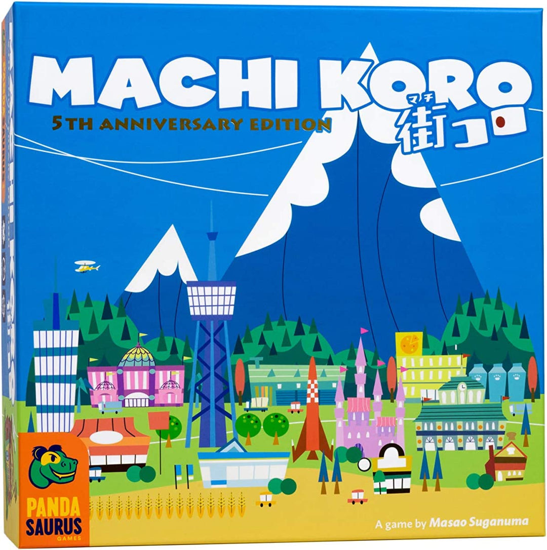 Pandasaurus Games PAN201821 Machi Koro 5th Anniversary Edition, gemischte Farben
