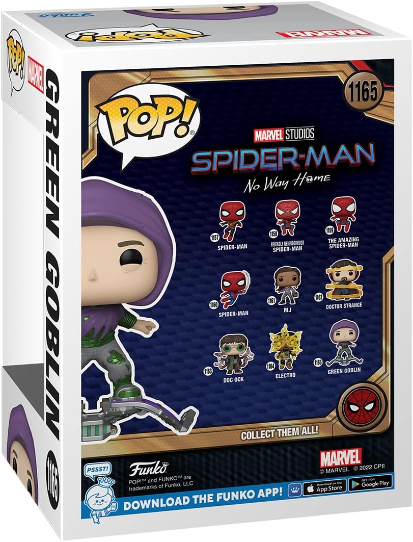 Marvel Studios Spiderman No Way Home Green Goblin Funko 67605 Pop! VInyl #1165