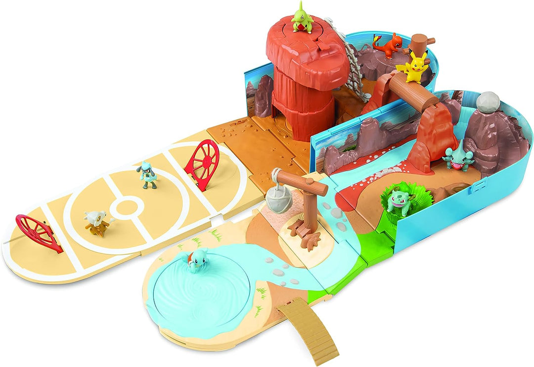 Pokémon PKW2836 Tragetasche Desert Arena Deluxe-Spielset