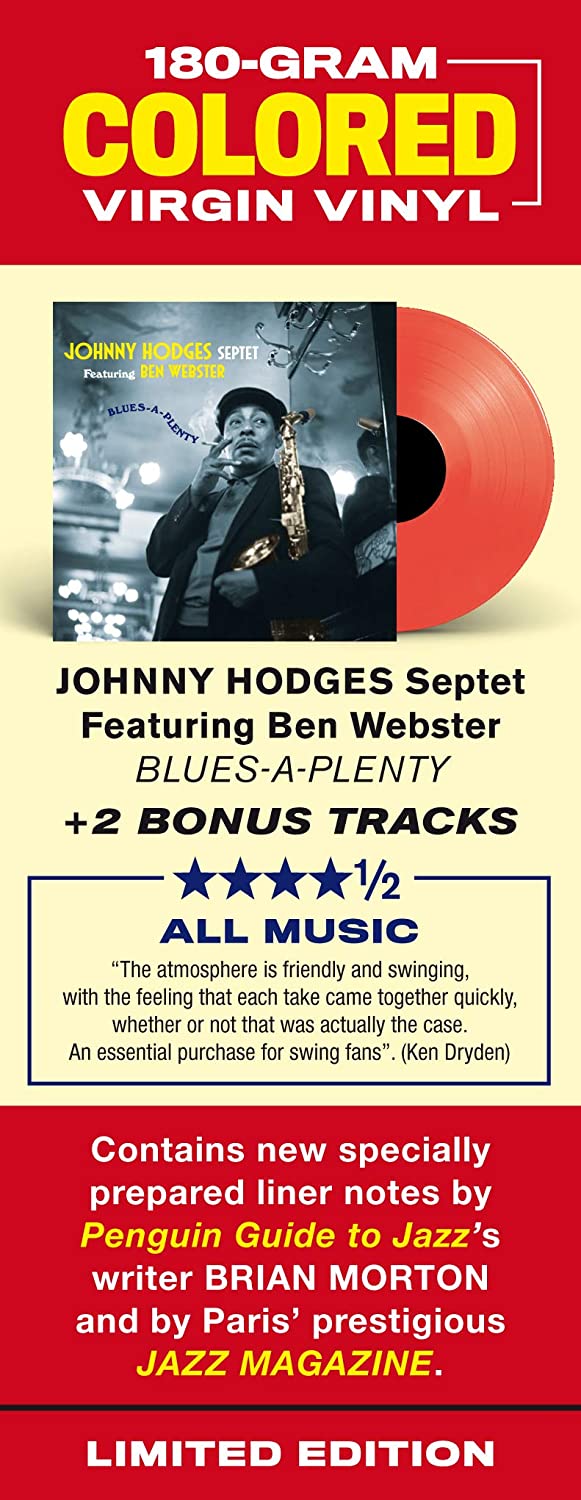 Johnny Hodges – Blues-A-Plenty w/ Ben Webster [Vinyl]