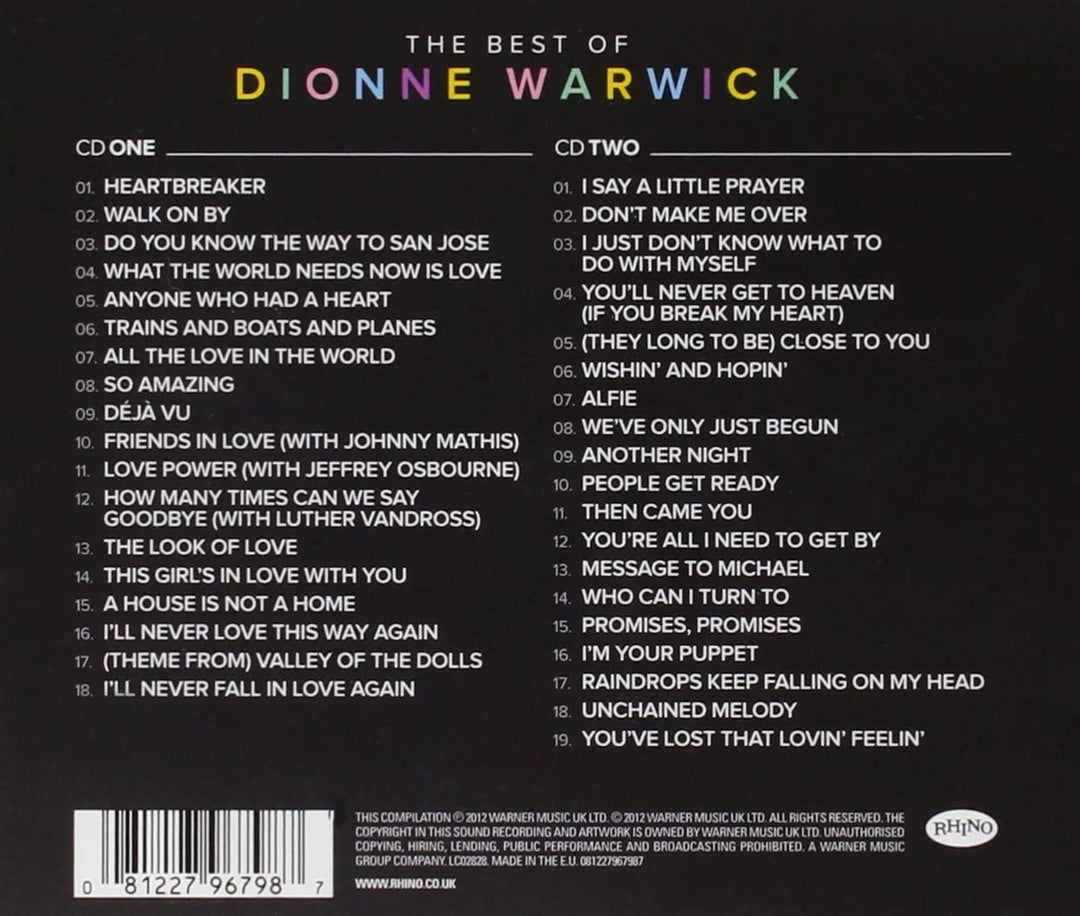 Dionne Warwick – Das Beste von Dionne Warwick [Audio-CD]