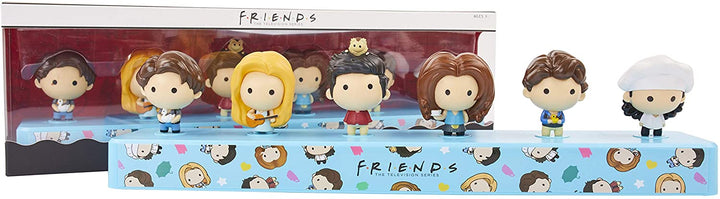 FRIENDS TV Show Desktop Talkies Geschenkset | 6 beliebte Wackelköpfe der Fans | Chandler, Monica, Ross, Rachel, Joey &amp; Phoebe | Offizielles Reunion-Merchandise