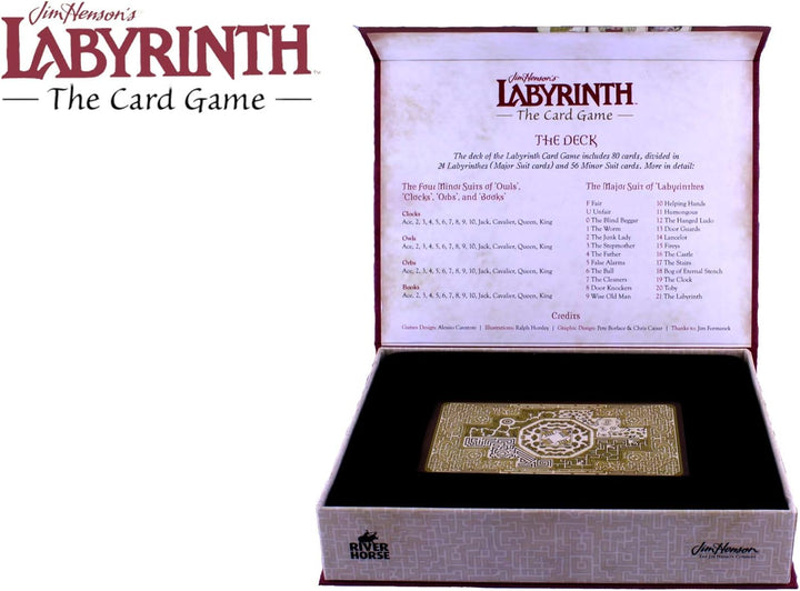 River Horse Games RHLAB006 Labyrinth: Das Kartenspiel, gemischte Farben