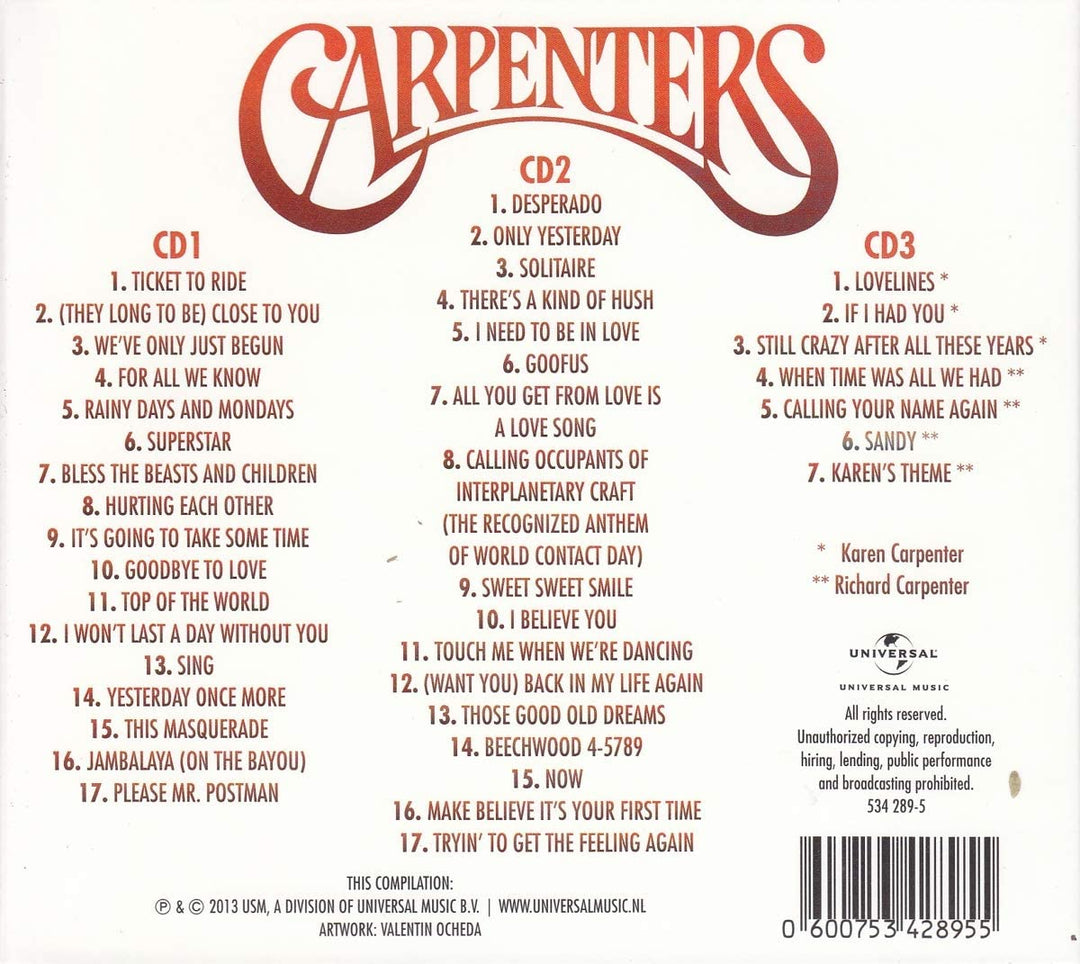 Carpenters – Carpenters Collected [Audio-CD]