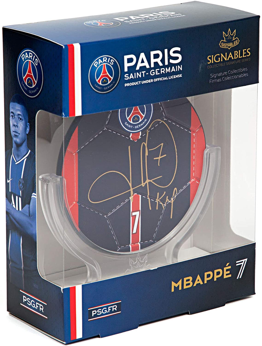 PARIS SAINT GERMAIN - Kylian Mbappe Signables (4 inches Diameter)