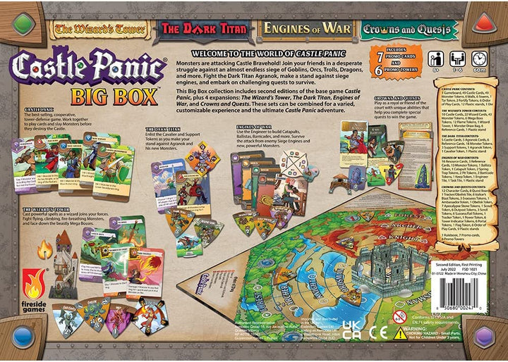 Fireside Games Castle Panic Big Box Board Game (FSD1021)