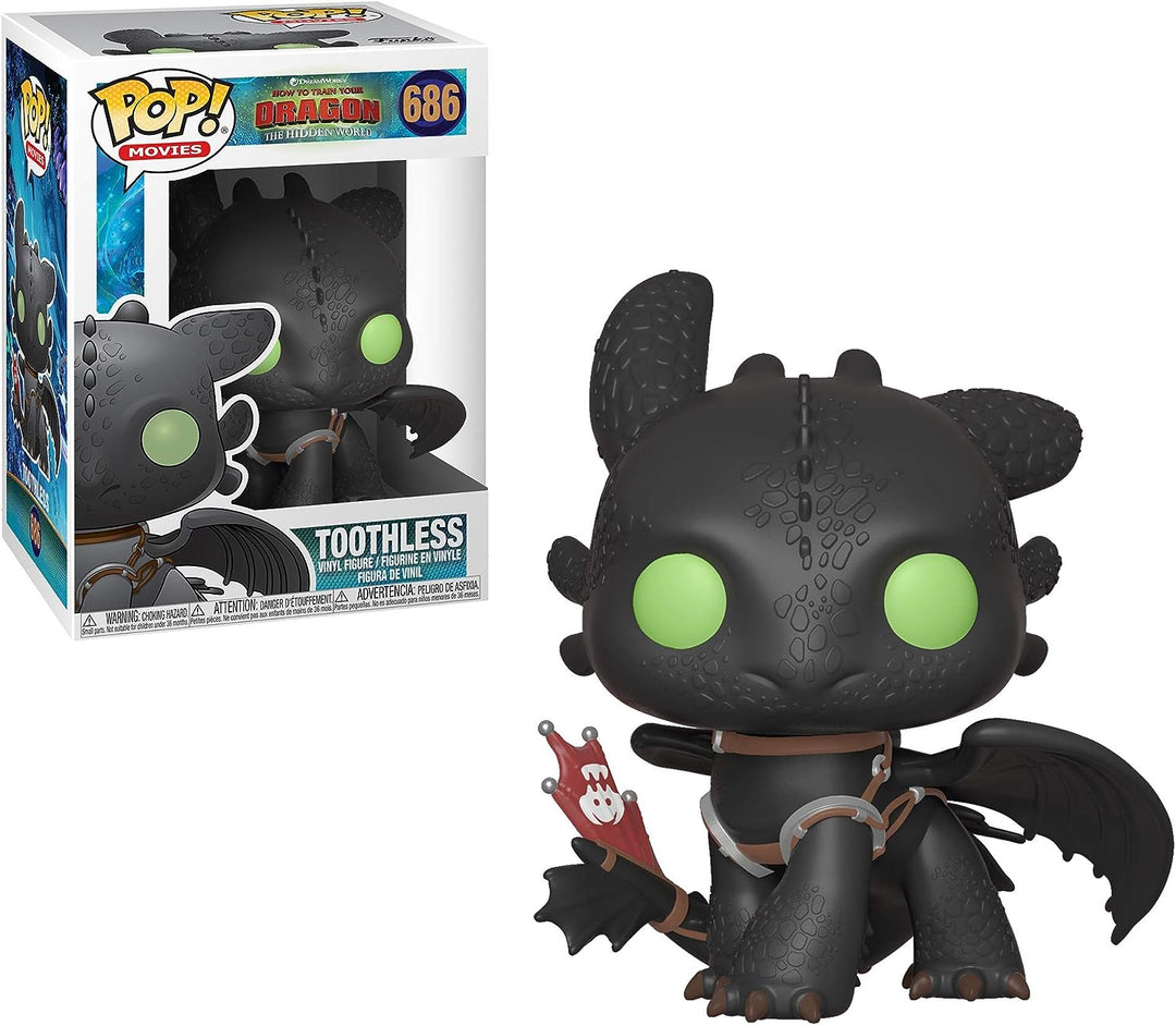 Funko 36355 POP Vinyl: How To Train Your Dragon 3: Toothless Sammelfigur, mehrfarbig