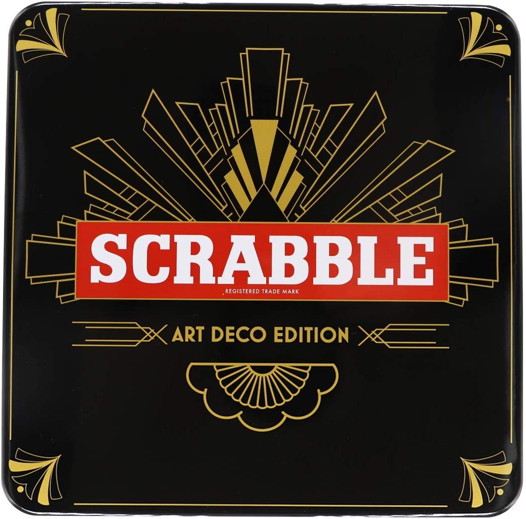 Tinderbox-Spiele | Scrabble Art Deco Dose | Brettspiel | Ab 10 Jahren | 2-4 Spieler |