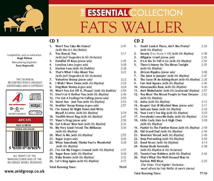 Die Essential Collection – Fats Waller [Audio-CD]