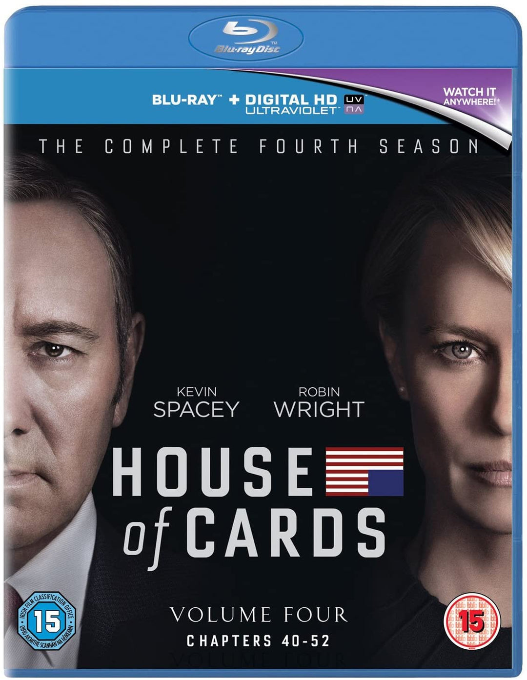 House Of Cards: Die komplette vierte Staffel [Region A &amp; B] – Drama [Blu-Ray]