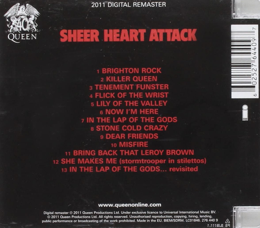 Sheer Heart Attack [2011] – Queen [Audio-CD]