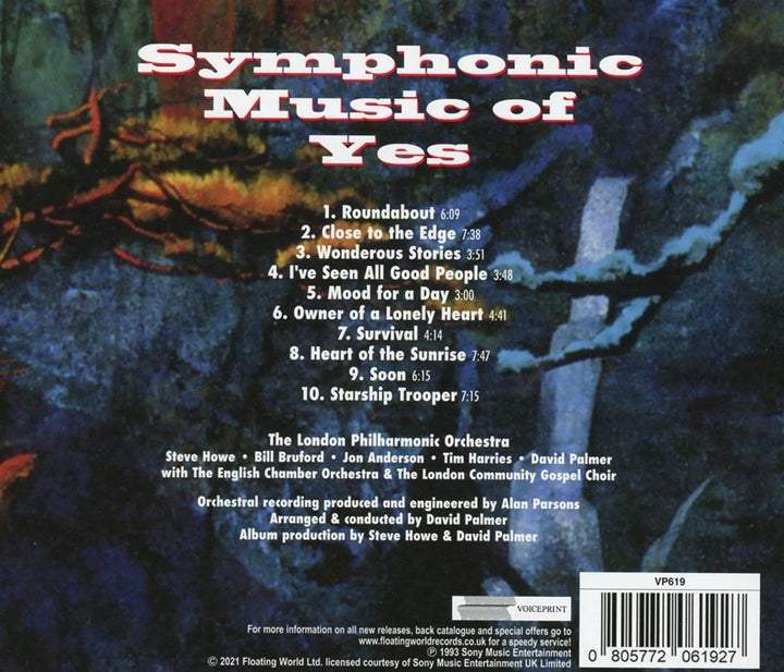 Symphonic Music Of Yes [Audio-CD]