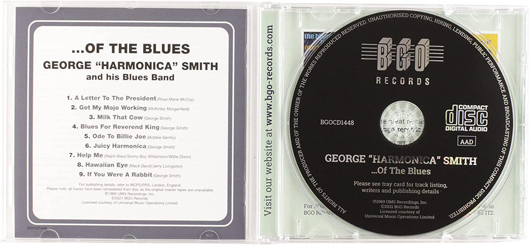 George „Harmonica“ Smith – ...Of The Blues [Audio CD]