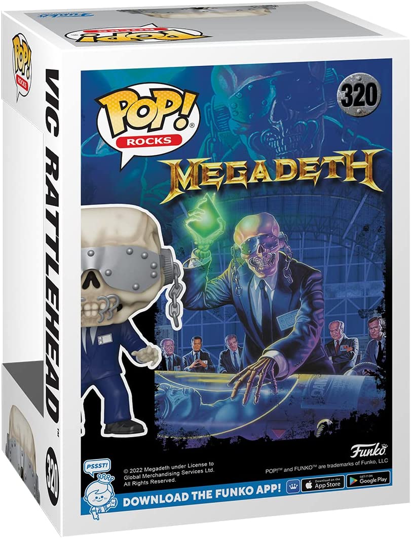 POP Rocks: Megadeth – Vic Rattlehead Funko 65772 Pop! Vinyl Nr. 320