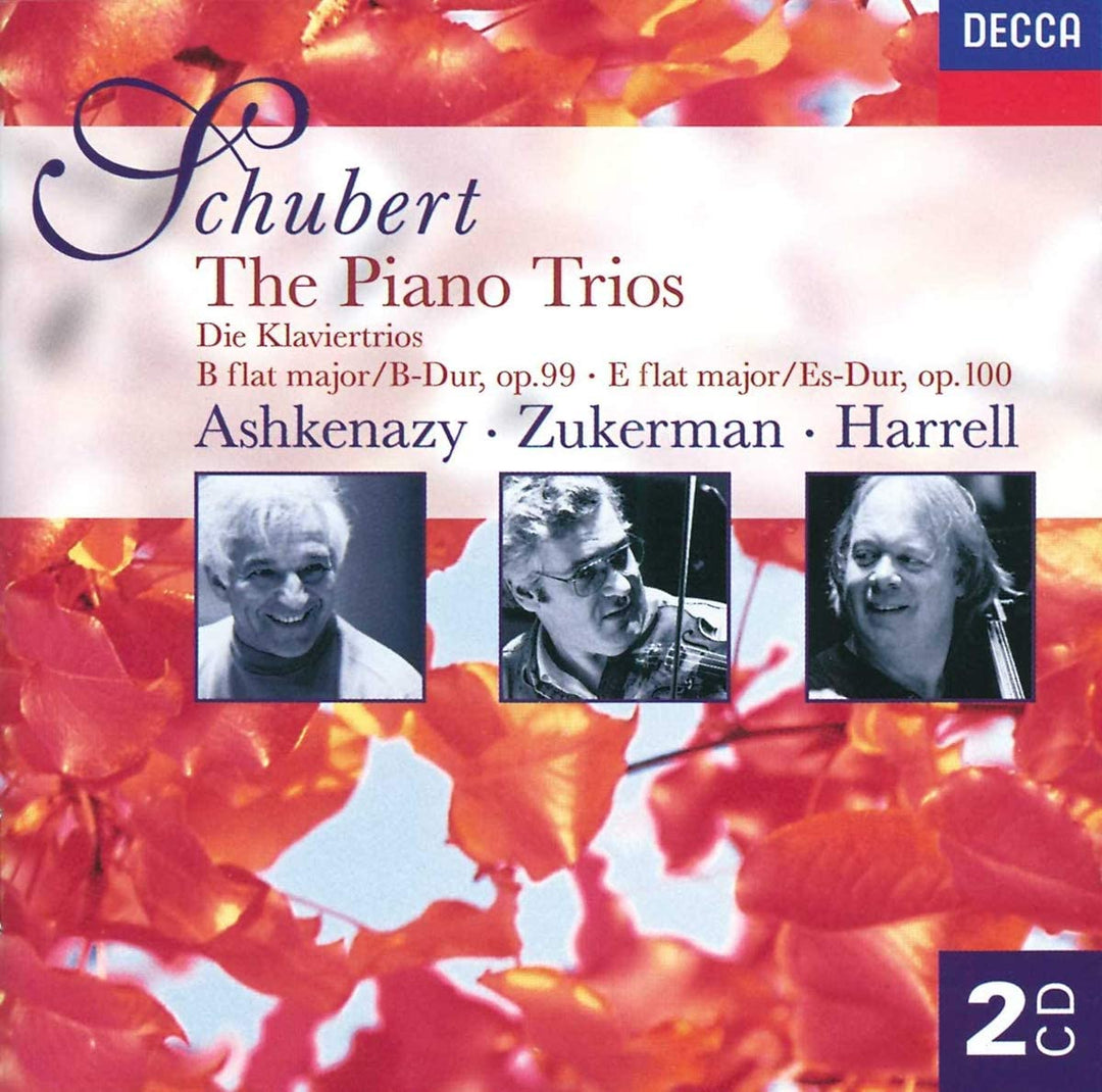 Pinchas Zukerman Lynn Harrell Vladimir Ashkenazy – Schubert: Klaviertrios Nr. 1 &amp; 2 [Audio CD]