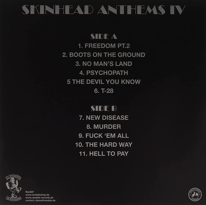 Skinhead Anthems IV [Audio-CD]