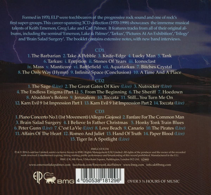 Emerson, Lake &amp; Palmer – The Anthology (3CD-Set) [Audio-CD]